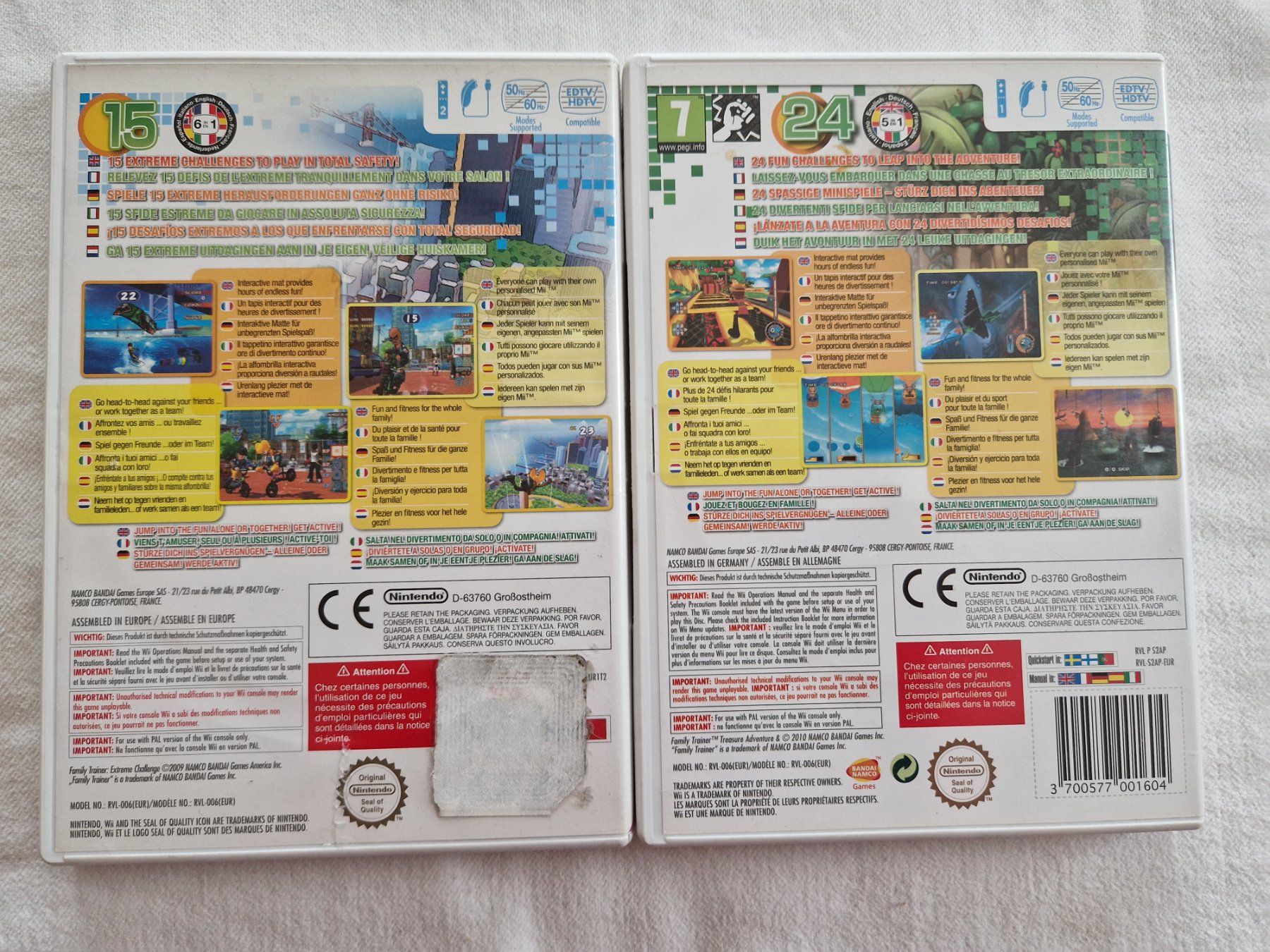 Nintendo Giochi: 2 Wii Spiele "Family Trainer" – Usato da Rebstein venduto da Ajs_Toy_Palast_1 1