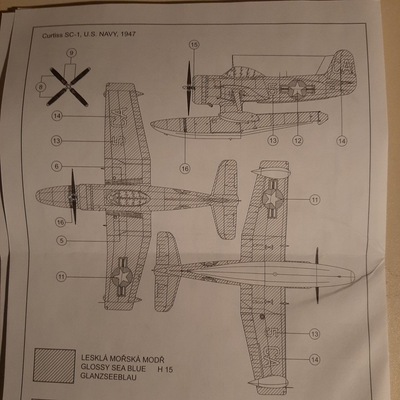 Kit di modellismo & Modellini statici: 857 ... Curtiss SC-1 Seahawk ... SMER 0866 – Nuovo (secondo la descrizione) da Bonstetten venduto da Benibanny59 3