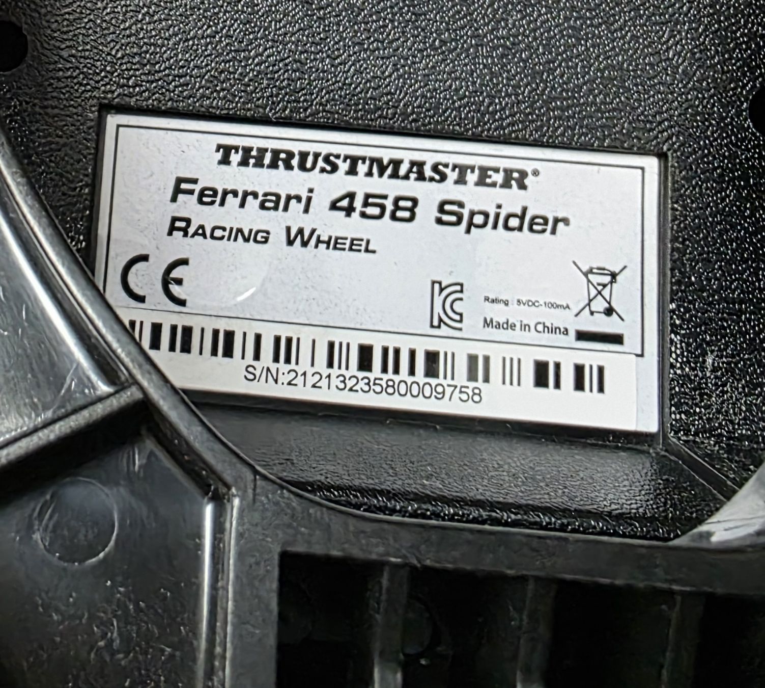 Konsolen: Thrustmaster Ferrari 458 Spider - Top Zustand! Racing! – Gebraucht aus Zell LU von claro62 6