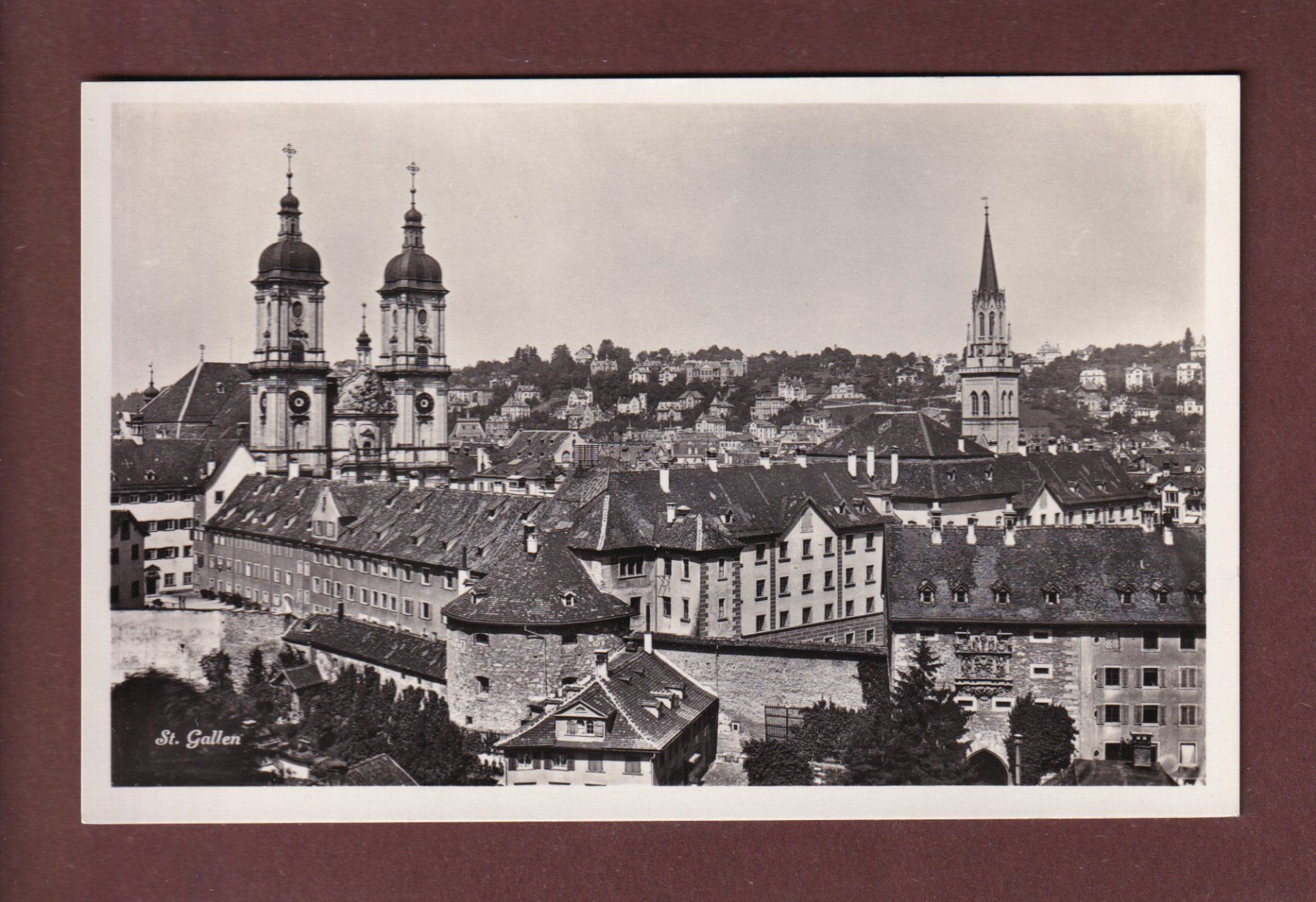 Cartoline postali: ST. GALLEN - Teilansicht – Usato da Pully venduto da nicecards-shop