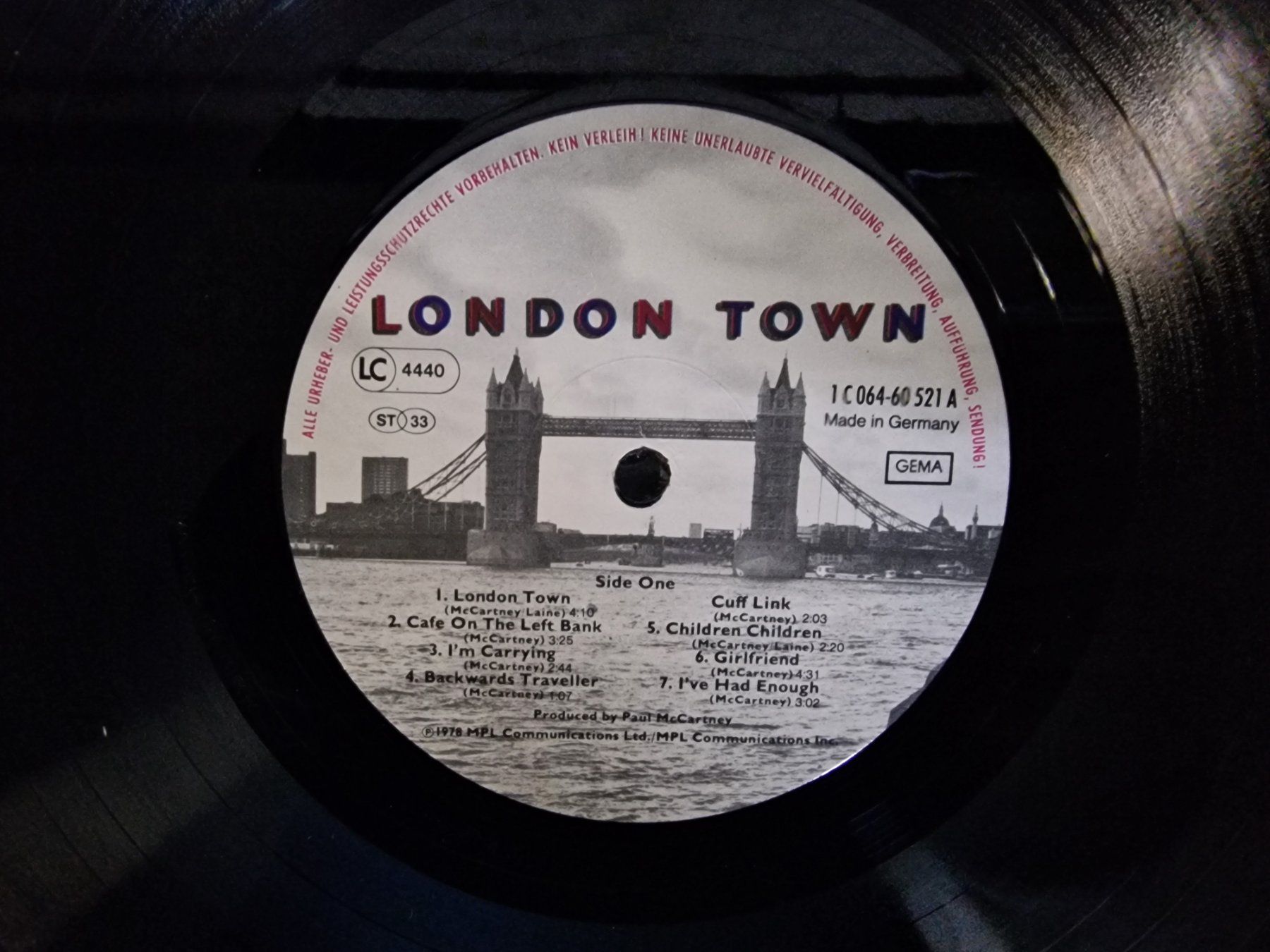 Dischi in vinile: Wings LP – London Town – Usato da Root venduto da atelier22 2