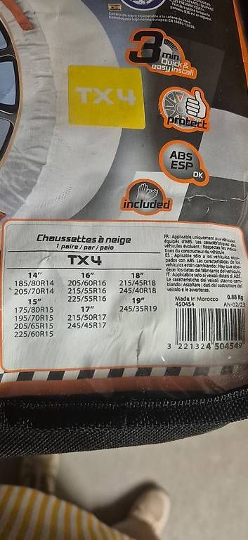 Catene da neve: Chaussette à neige TX4 – Nuovo e nell'imballaggio originale da Soral venduto da ana_68qr 1