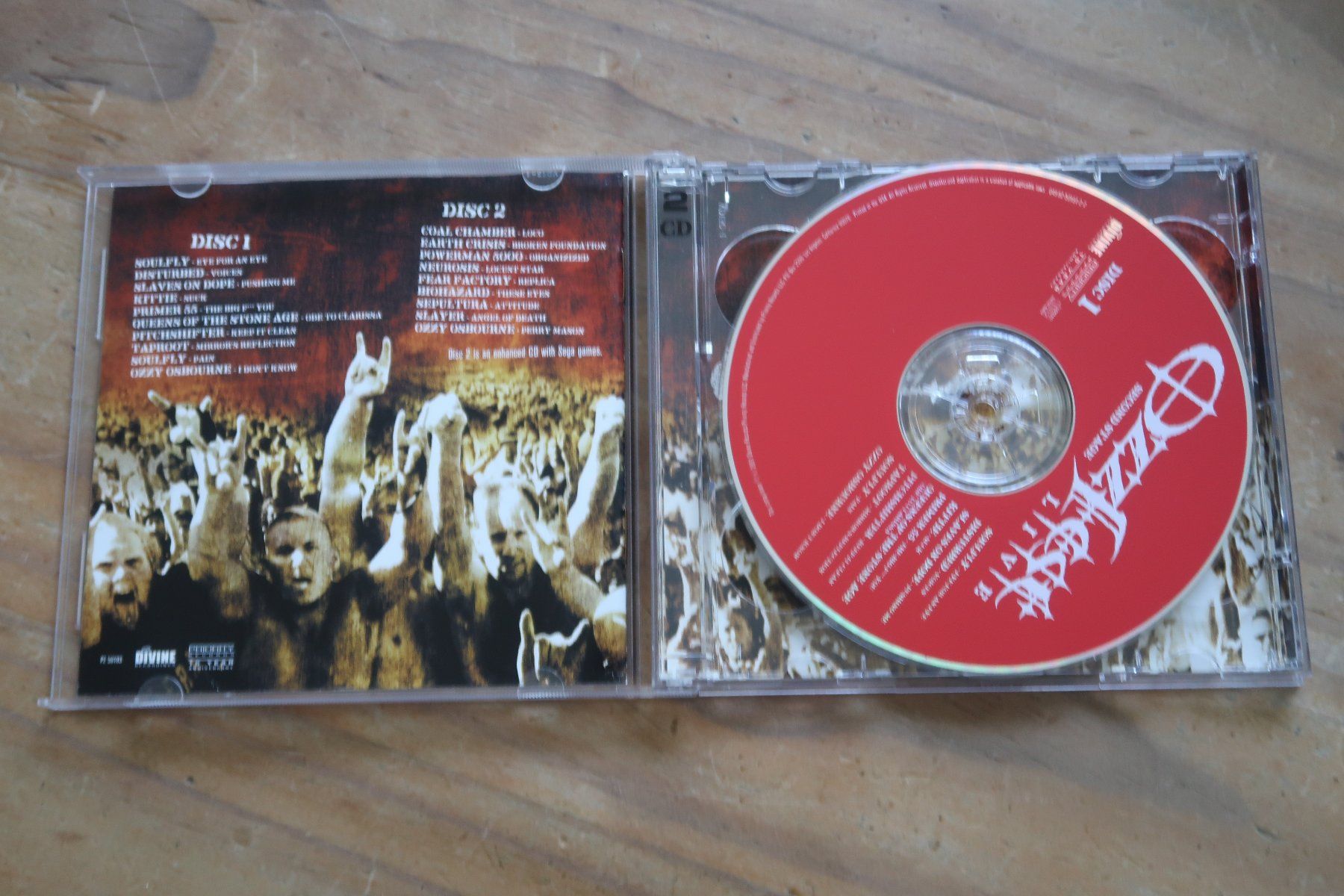 CD: OZZFEST - SECOND STAGE LIVE - OZZY OSBOURNE - 2x CD – Usato da Basel venduto da Patiscat 4