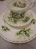 Royal Albert Tasse mit Unterteller und Teller Mai