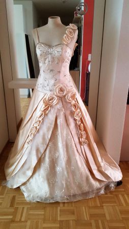 Brautkleid Champagne 38 Abito Sposa - AUSVERKAUF!!!