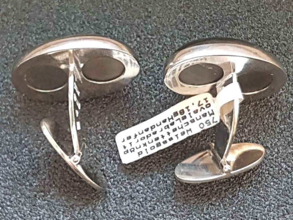 Gemelli: Edle Manschettenknöpfe mit Labradorit – Nuovo (secondo la descrizione) da Unterägeri venduto da Altgoldschmuck 2
