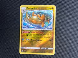 Pokemon Dragonite Reverse Holo Unified Minds Near Mint
