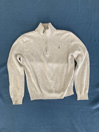 Pullover Ralph Lauren Reissverschluss beige neuwertig