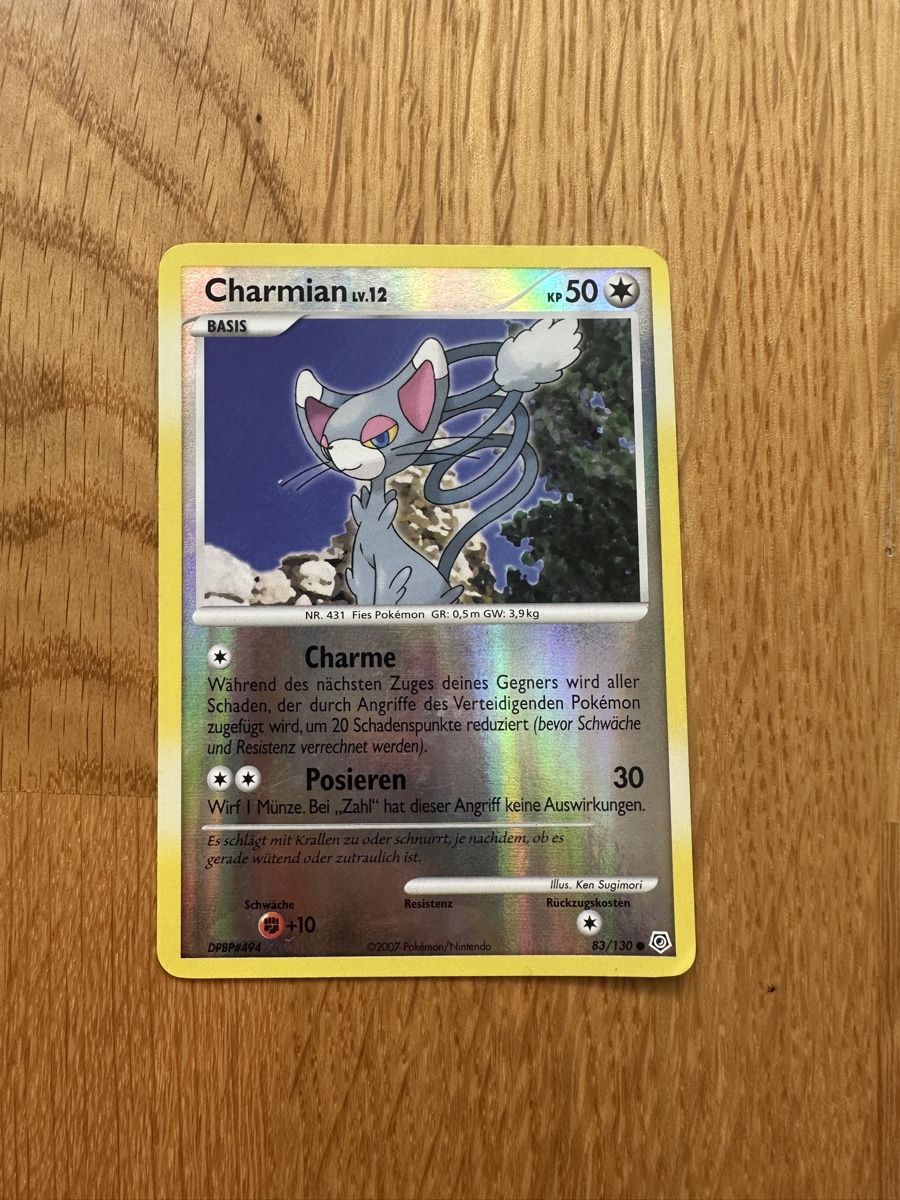 Pokémon Carte collezionabili: Pokémon Charmian Reverse Holo 2007 Vintage – Usato da Zürich venduto da sop_9r2t
