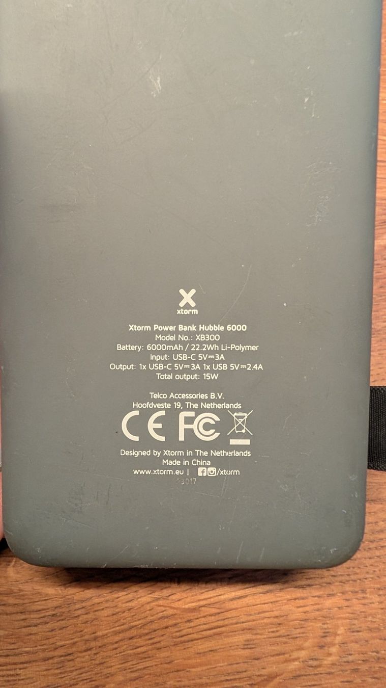 Xtorm Batterie: Xtorm Powerbank Hubble  6'000mAh – Usato da Frick venduto da Riocat123 3