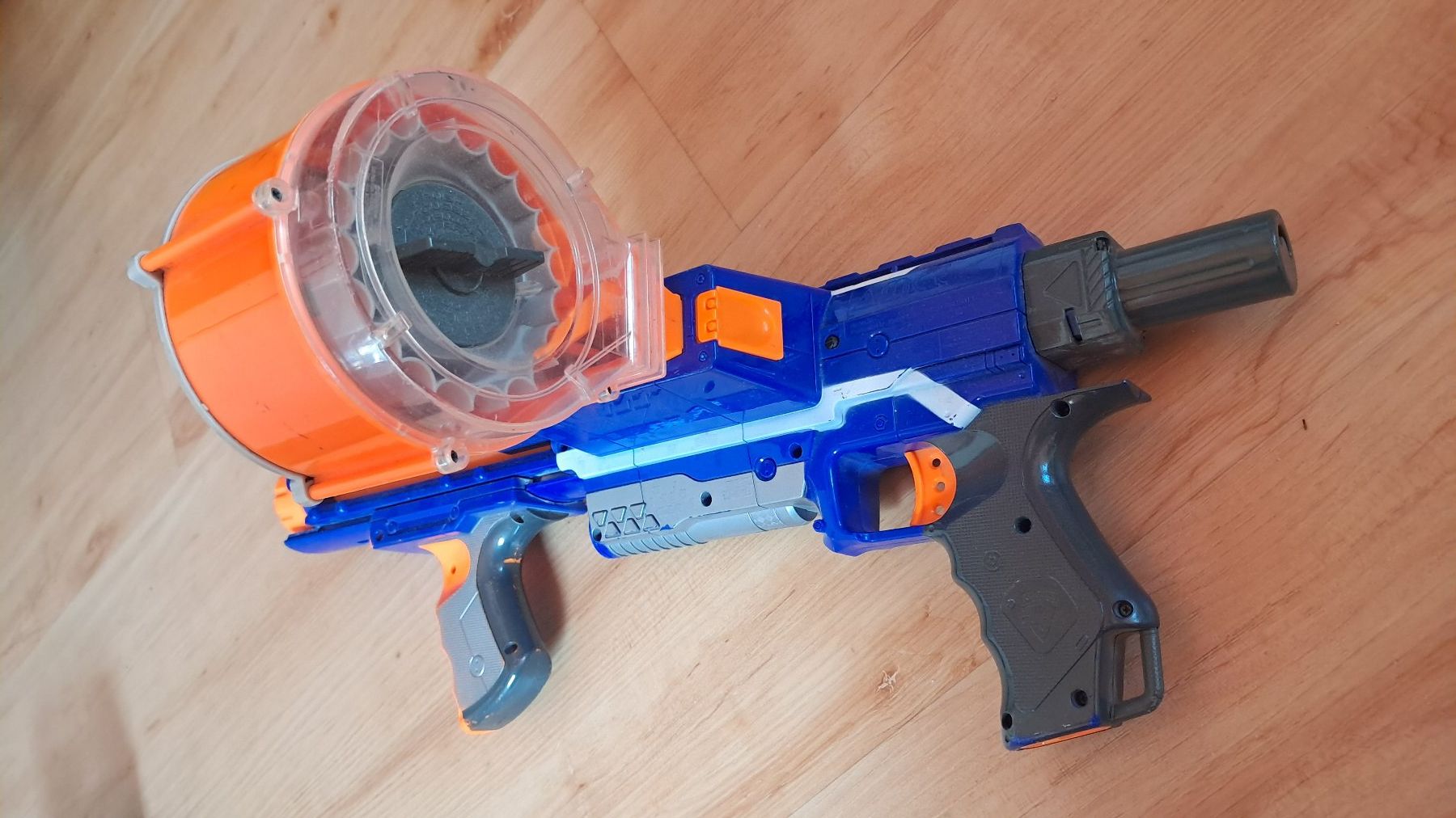Nerf Giocattoli: Nerf Rampage blau orange – Usato da Uerikon venduto da Jeanne04 3