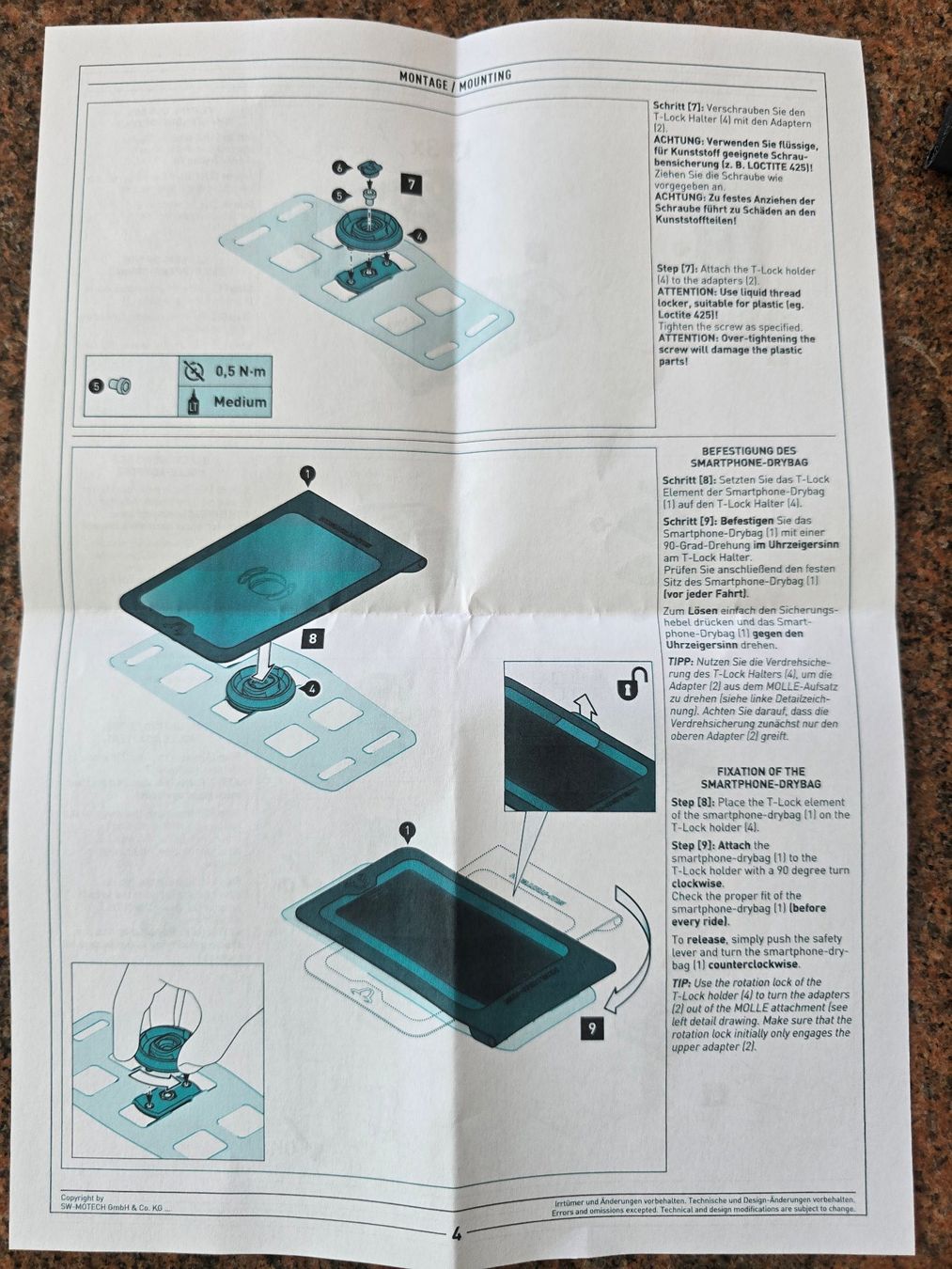 Taschen: SW-Mototech Smartphone Drybag – Gebraucht aus Hünibach von Trolli6 2
