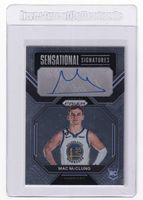 SENSATIONAL Signatures  MAC McCLUNG  -  PRIZM Panini