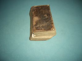 Altes Buch "La S. Bibla" Druck 1818 COIRA Zustand endspreche