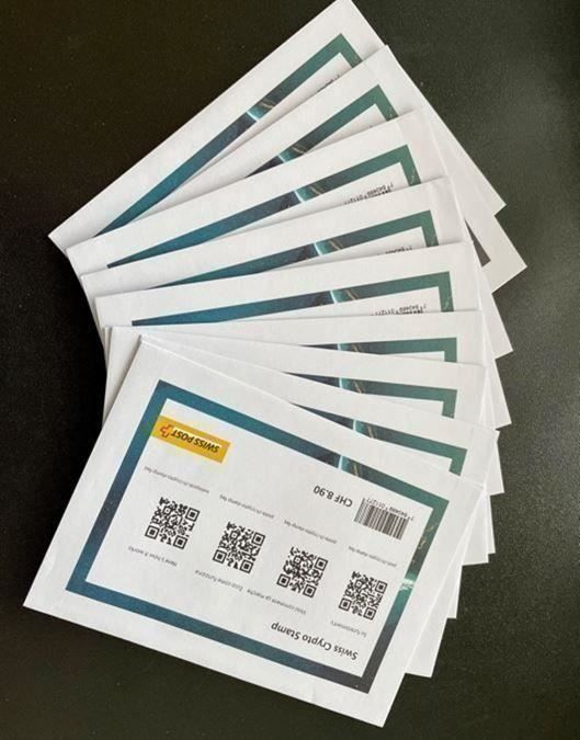 Tutti i francobolli: Swiss Crypto Stamps ID:1-12 – Nuovo (secondo la descrizione) da Baar venduto da CryptoShop 1