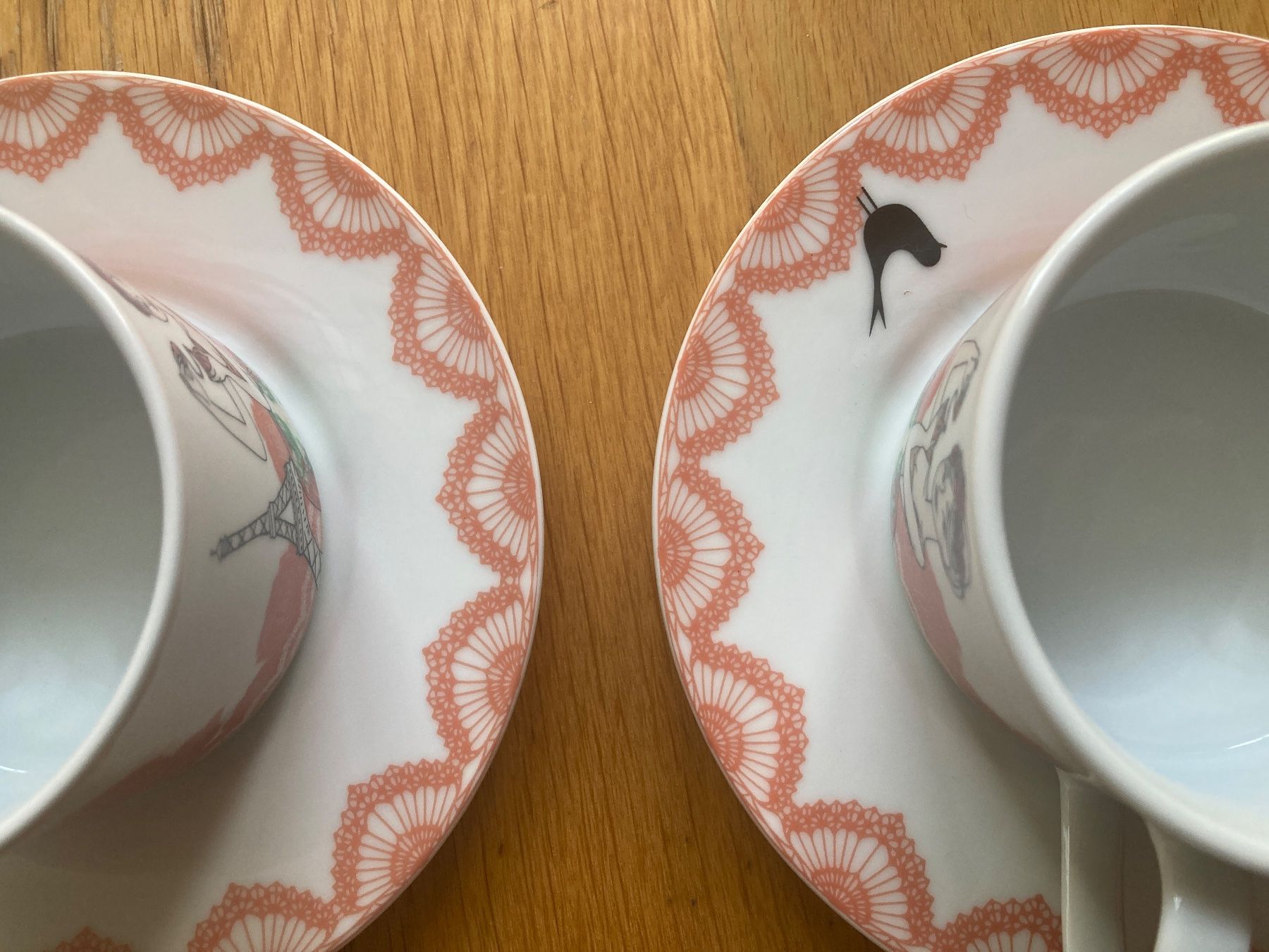 Tazze: 2 Kaffee Tassen rosa – Usato da Zürich venduto da sir_g6hp 4