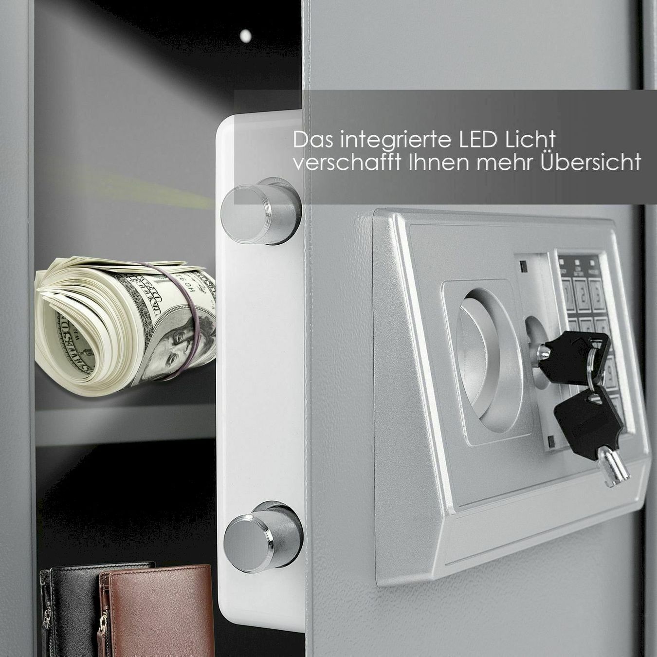 Tresor: KESSER Tresor Safe Silber XXL – Neu und originalverpackt aus Bottighofen von zaap 2