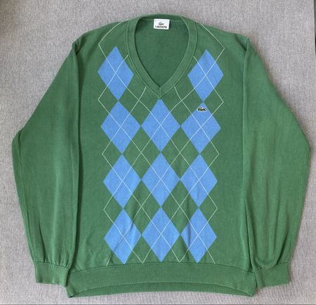 Lacoste Herren Vintage Pullover Gr. 6 / XL – 100% Baumwolle