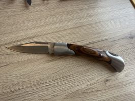 Mauser Klappmesser 440C mit Holzgriff