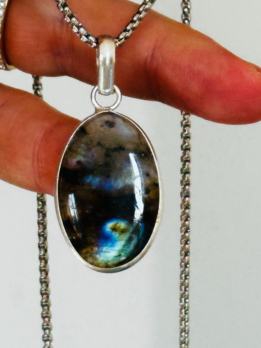 Catenine: Labradorite necklace – Nuovo e nell'imballaggio originale da Genève venduto da AGBERG 6