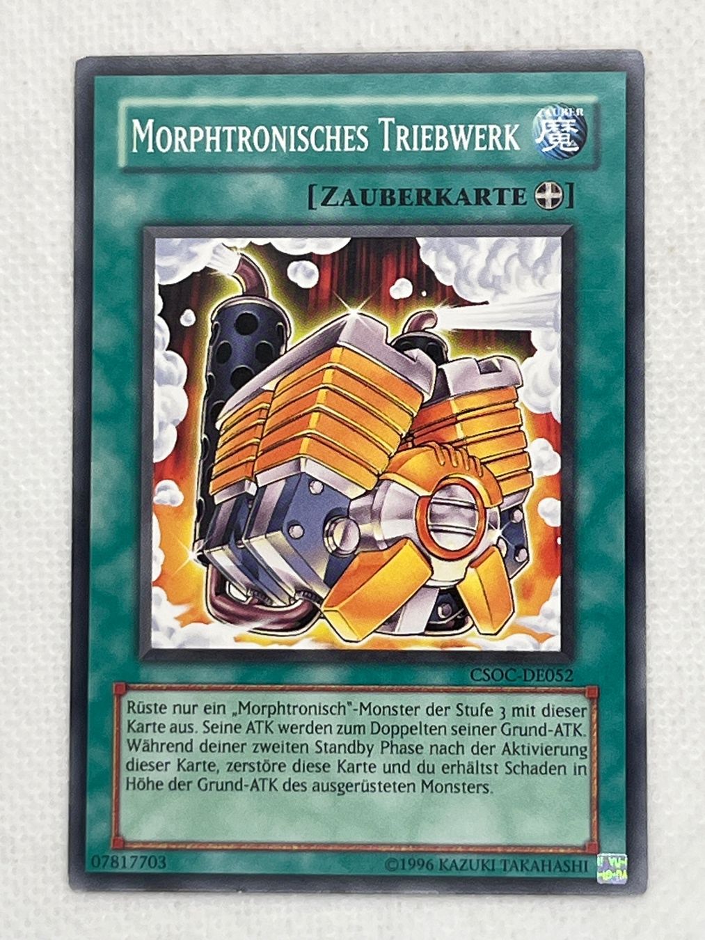 Yugioh Carte collezionabili: Yu-Gi-Oh! Morphtronisches Triebwerk CSOC-DE052 Deutsch Commo – Usato da Hinterkappelen venduto da Kim1992