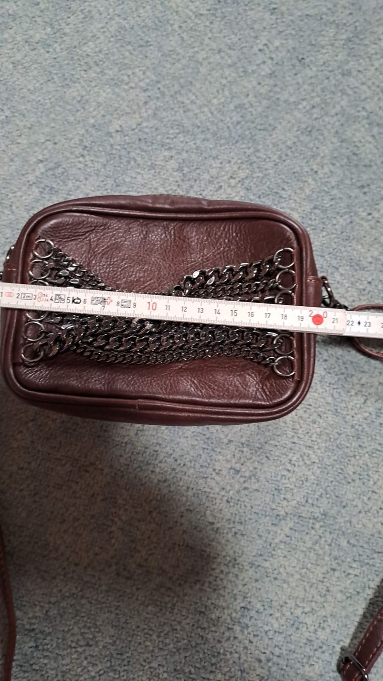 Vera Pelle Borse da donna: Echte hochwertige Ledertasche klein braun. NP 95.- – Usato da Frauenfeld venduto da Andadaa 6