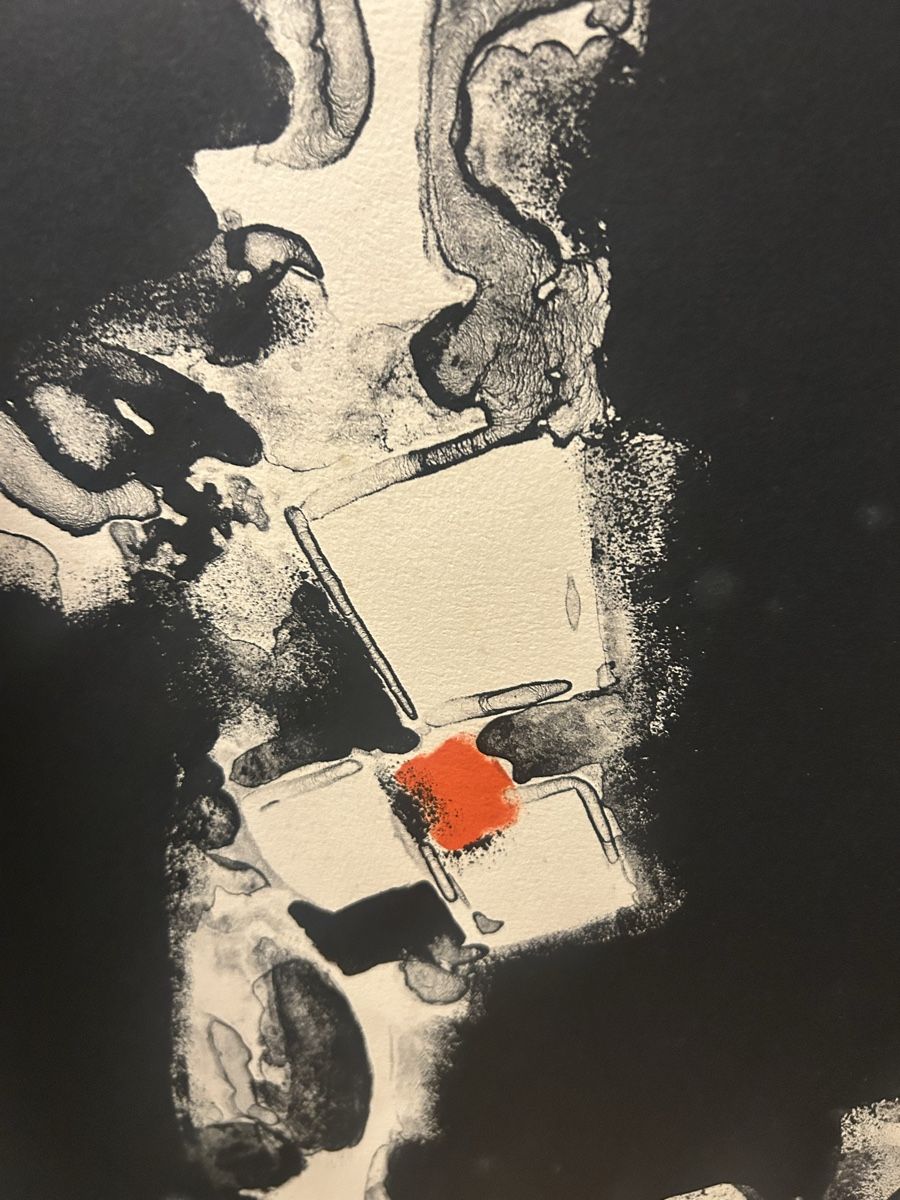 Grafica & Litografie: Original Litho "Abstrakte Komposition III", Jun Dobashi – Usato da Glarus venduto da KunstWerkEr-LS87 7