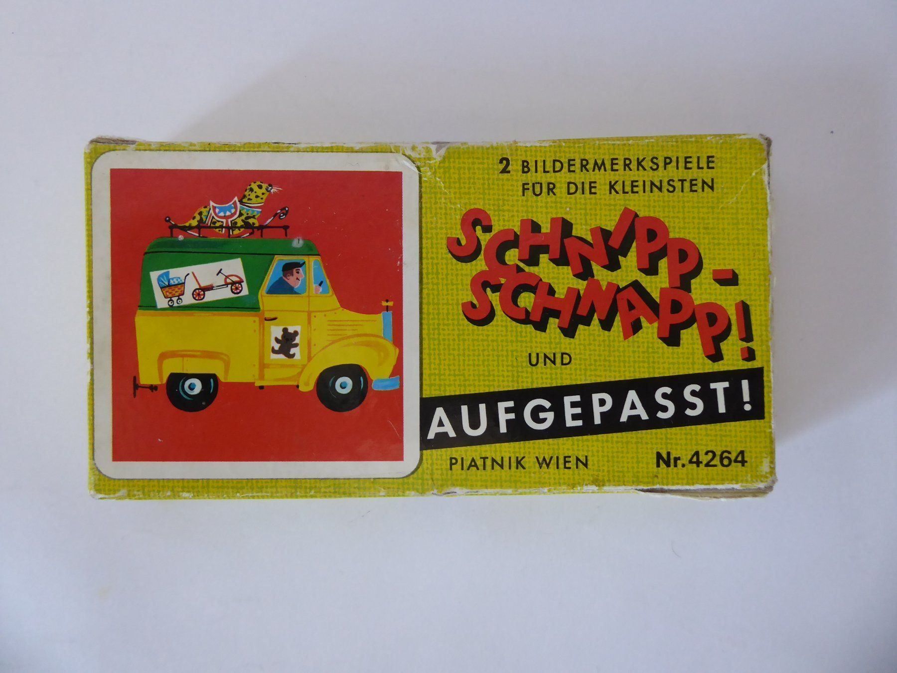 Giochi: Piatnik Spiel Schnipp Schnapp, antik – Usato da Turbenthal venduto da Panau