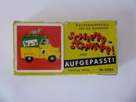 Piatnik Spiel Schnipp Schnapp, antik