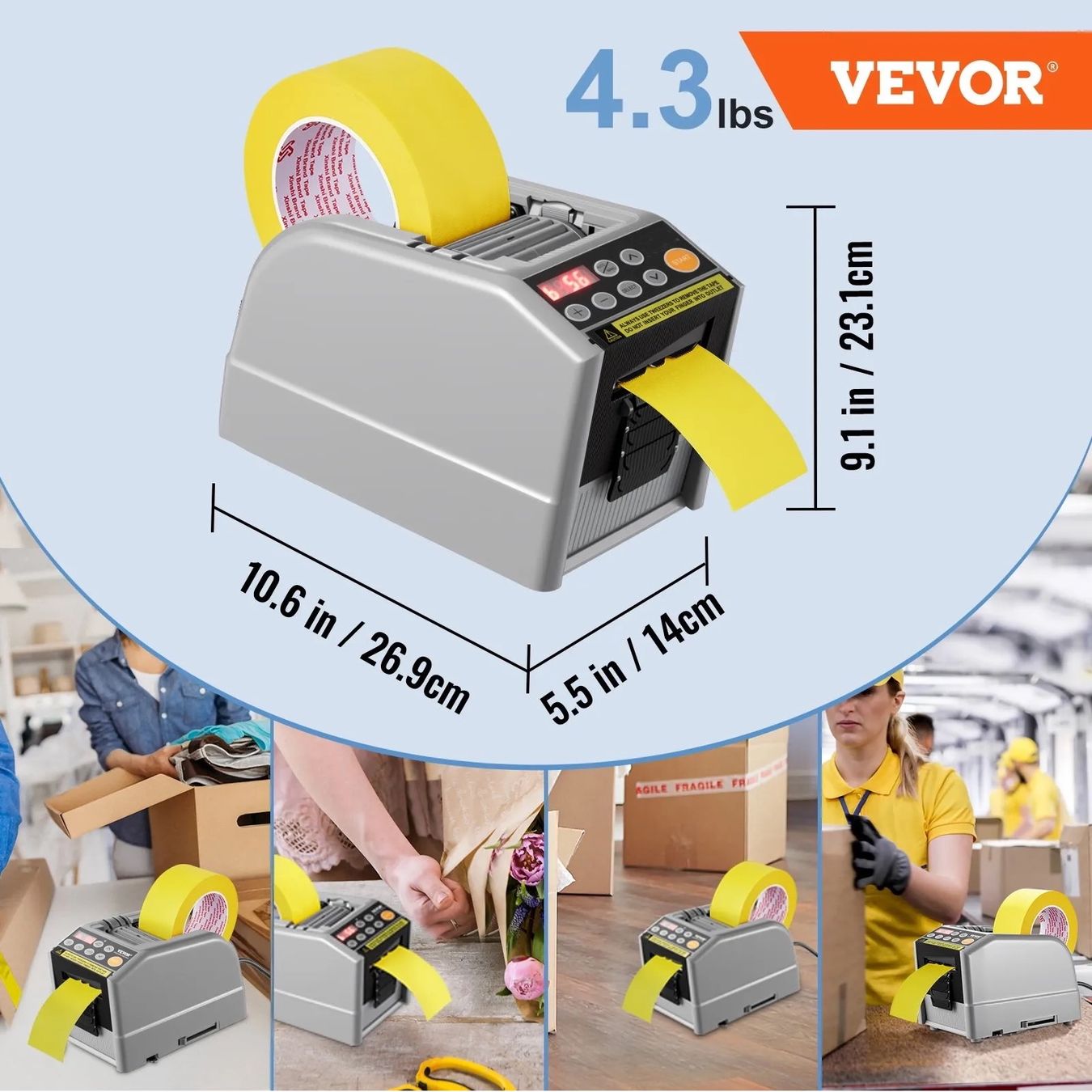 Tutte le macchine: Automatischer Klebebandspender elektrischer – Nuovo e nell'imballaggio originale da Bülach venduto da StoreInShop.com 6