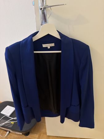 Blazer Sandro bleu nuit électrique 38
