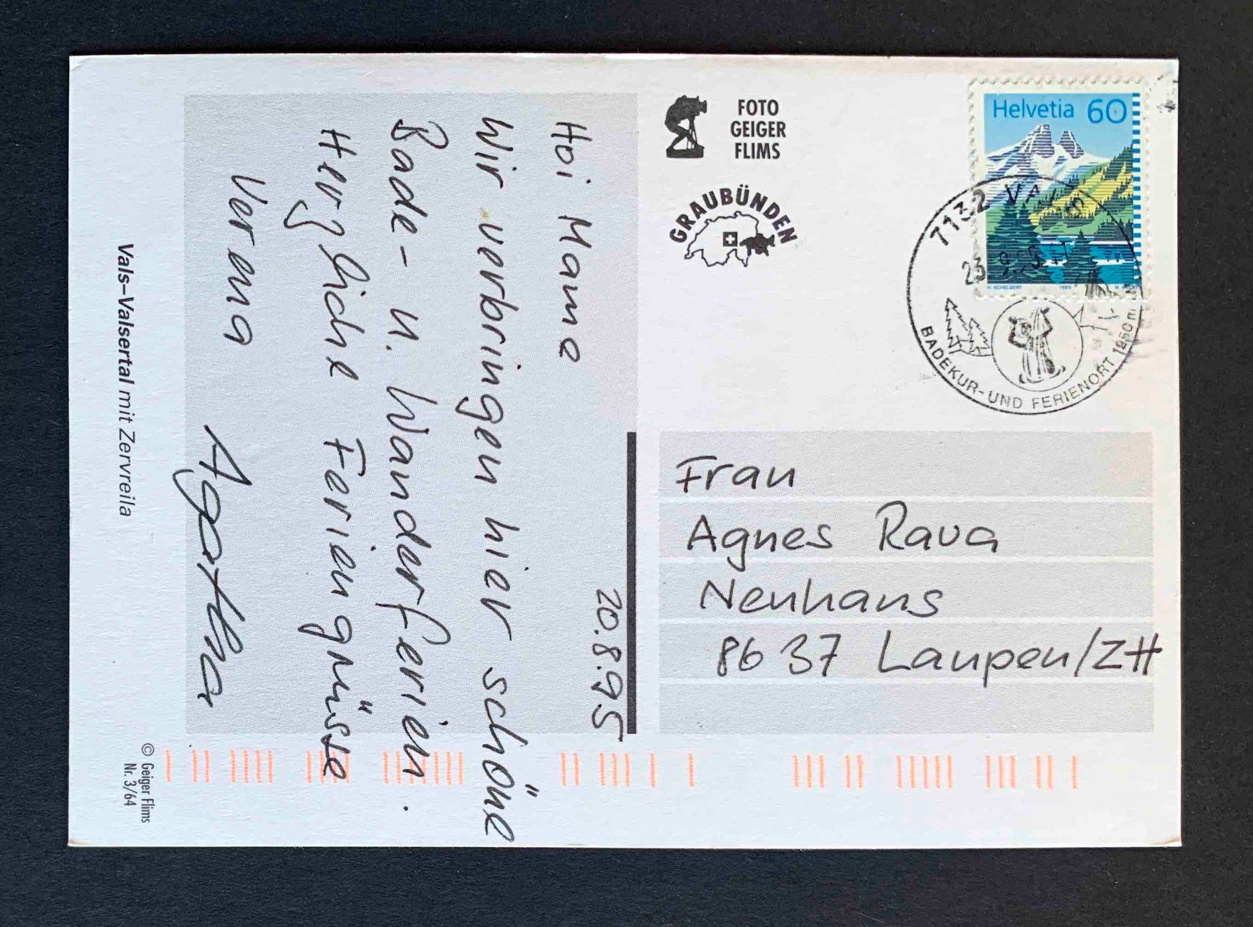 Cartoline postali: AK Gruss aus Vals Valsertel – Usato da Goldau venduto da artelier1 1