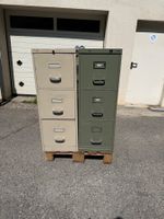 2 armoires LISTA acier 3 tiroirs atelier industrie