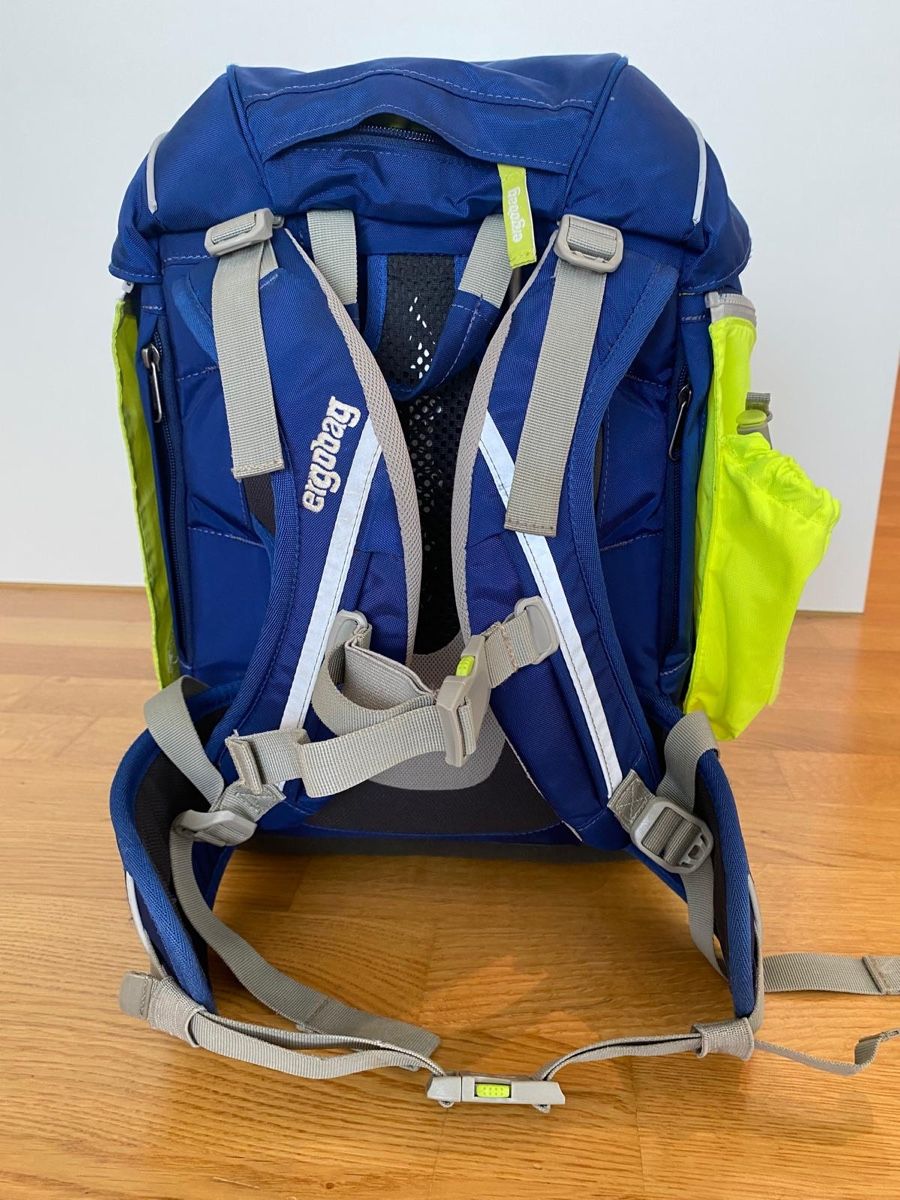 Ergobag Kindertaschen: Ergobag Rucksack blau mit neongelben Applikationen – Gebraucht aus Stans von Nom_2vxb 3