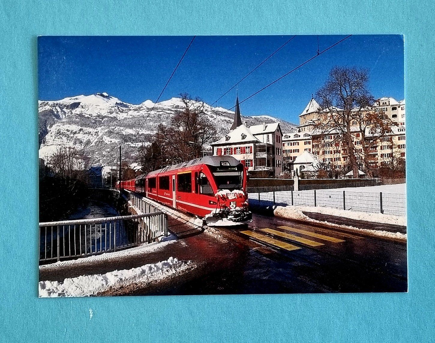 Cartoline postali: Chur - Chur-Arosa Bahn - RhB - 2017 – Usato da Rothrist venduto da RROENK