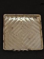 Silberkörbchen, geflochten 10x10cm