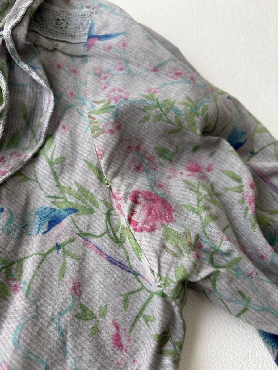 Nile Camicette: Nile Bluse, Gr. S, Grau – Usato da langenthal venduto da rundholz7 9