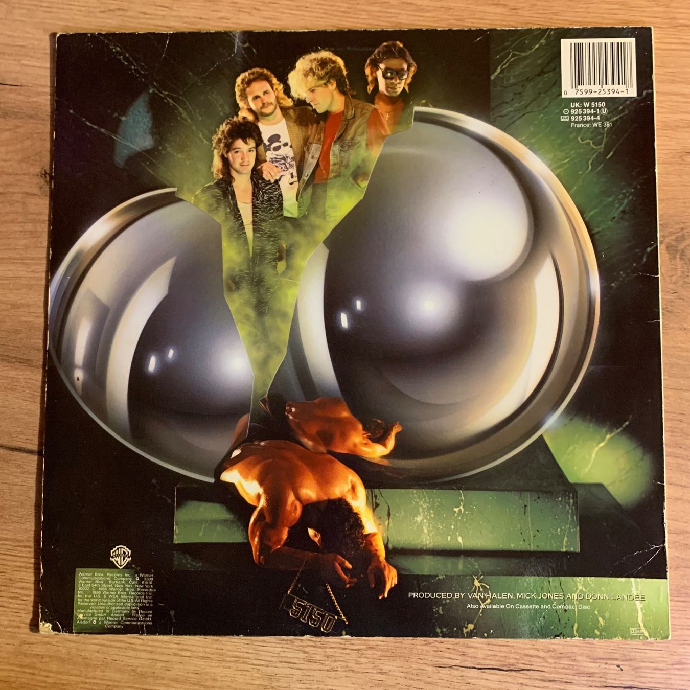 Schallplatten: VAN HALEN - 5150...OG EU 1986...VG+/VG+ – Gebraucht aus Gals von Diskopat 1