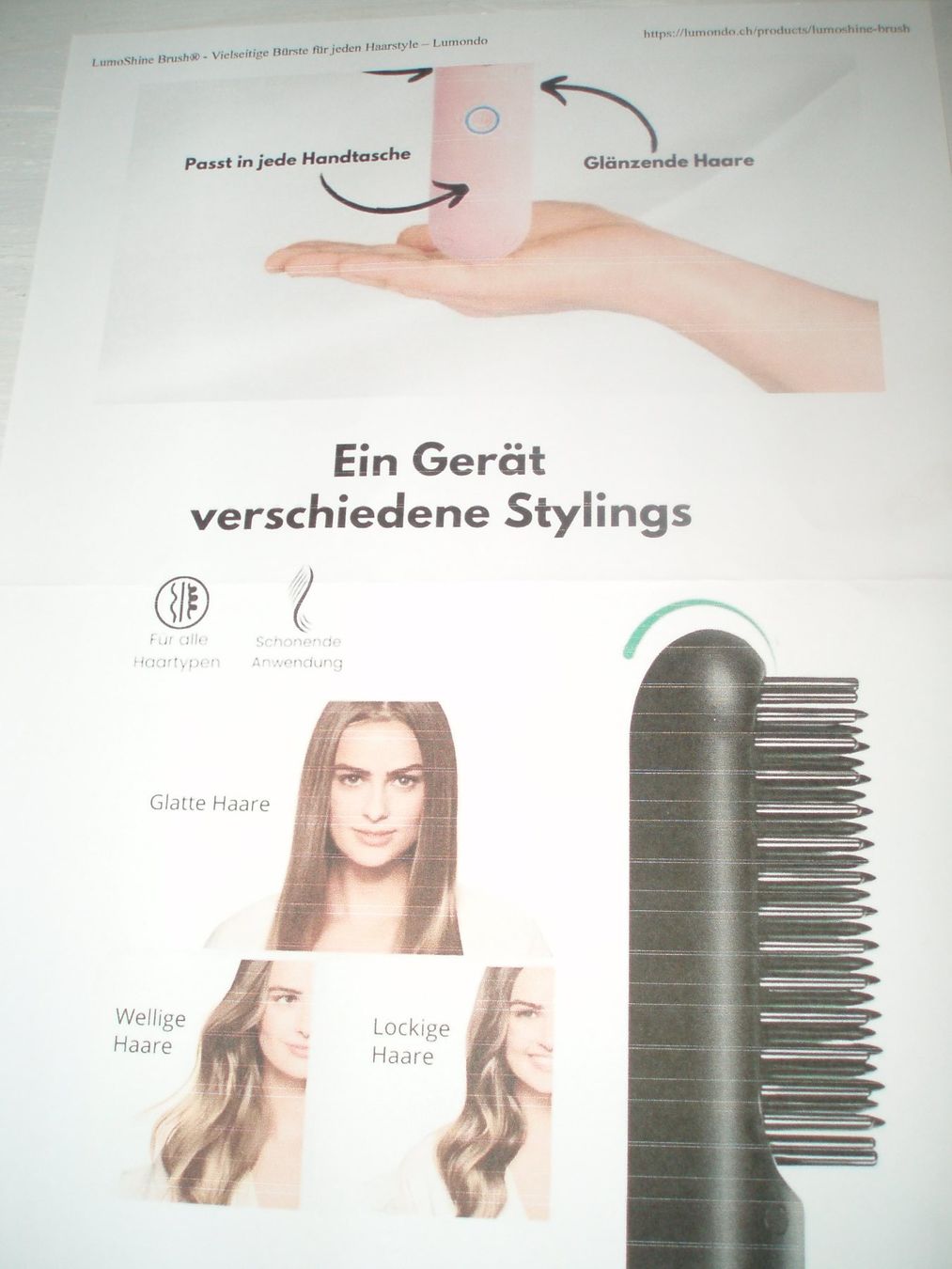 Altro per la cura dei capelli: Clinora Haarbürste – Nuovo e nell'imballaggio originale da Lyssach venduto da Markus62Schneider 2
