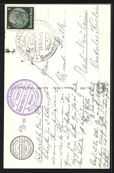 Foto & Poster: Wildenthal, Zeppelin über dem Auersberg – Usato da Berlin venduto da bartko-reher 1