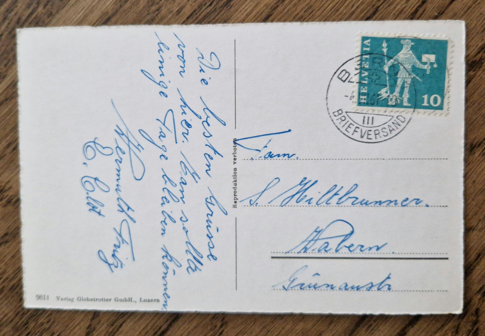 Cartoline postali: Hüfihütte 1961 – Usato da Ebikon venduto da Donar50 1