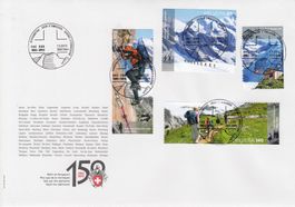 1455-1458 Einzelwerte Vollstempel-FDC Bern 7.3.13