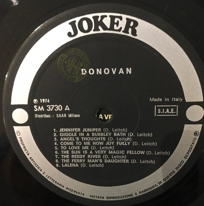 Dischi in vinile: Donovan - Donovan (LP) – Usato da Grüningen venduto da azulgrisvinyl 2