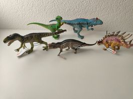 Schleich Neu Dinosaurier Sammlung Diverse Set Mix Fähnchen