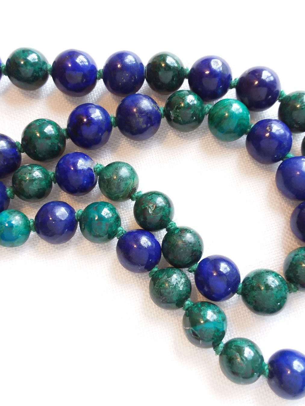 Ketten: Feine Lapislazuli Malachit Halskette Collier – Gebraucht aus Zürich von Aleick 3