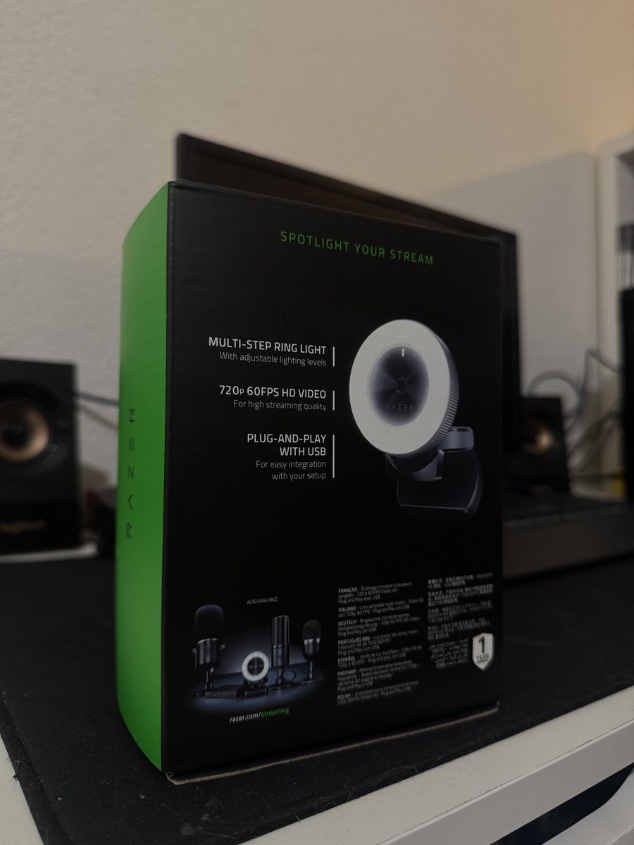 Razer Webcam: Razer KIYO ( Caméra Broadcasting ) – Nuovo e nell'imballaggio originale da Neuchâtel venduto da TKR667 1