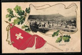 Liestal, Ortsansicht im Eichenblatt-Pass