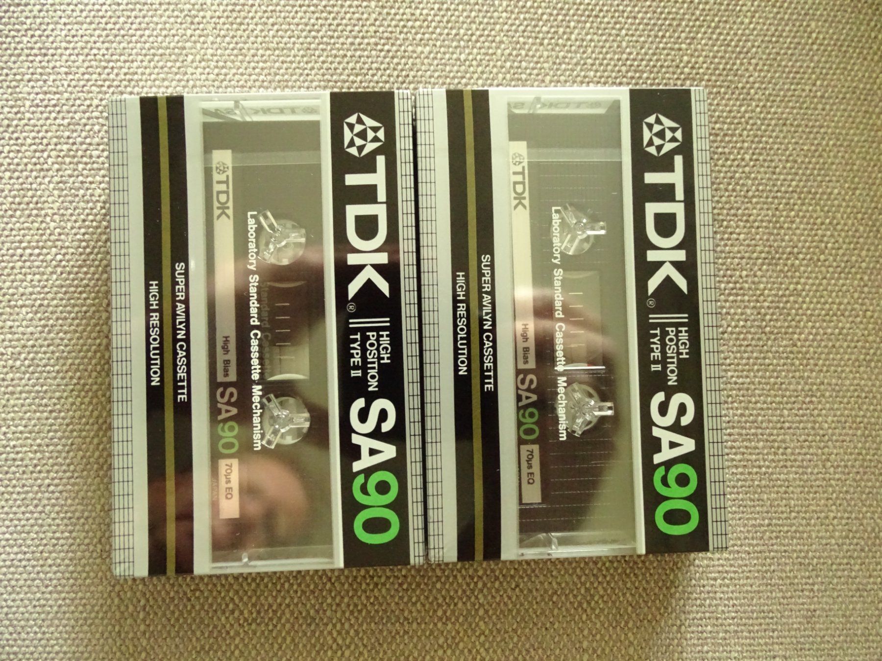 Musicassette: 2x TDK SA90 Chromedioxyd Tape NOS – Nuovo e nell'imballaggio originale da Hirzel venduto da Musicman03 3