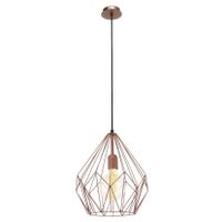 Kupferfarbene, minimalistische, designer Pendelleuchte