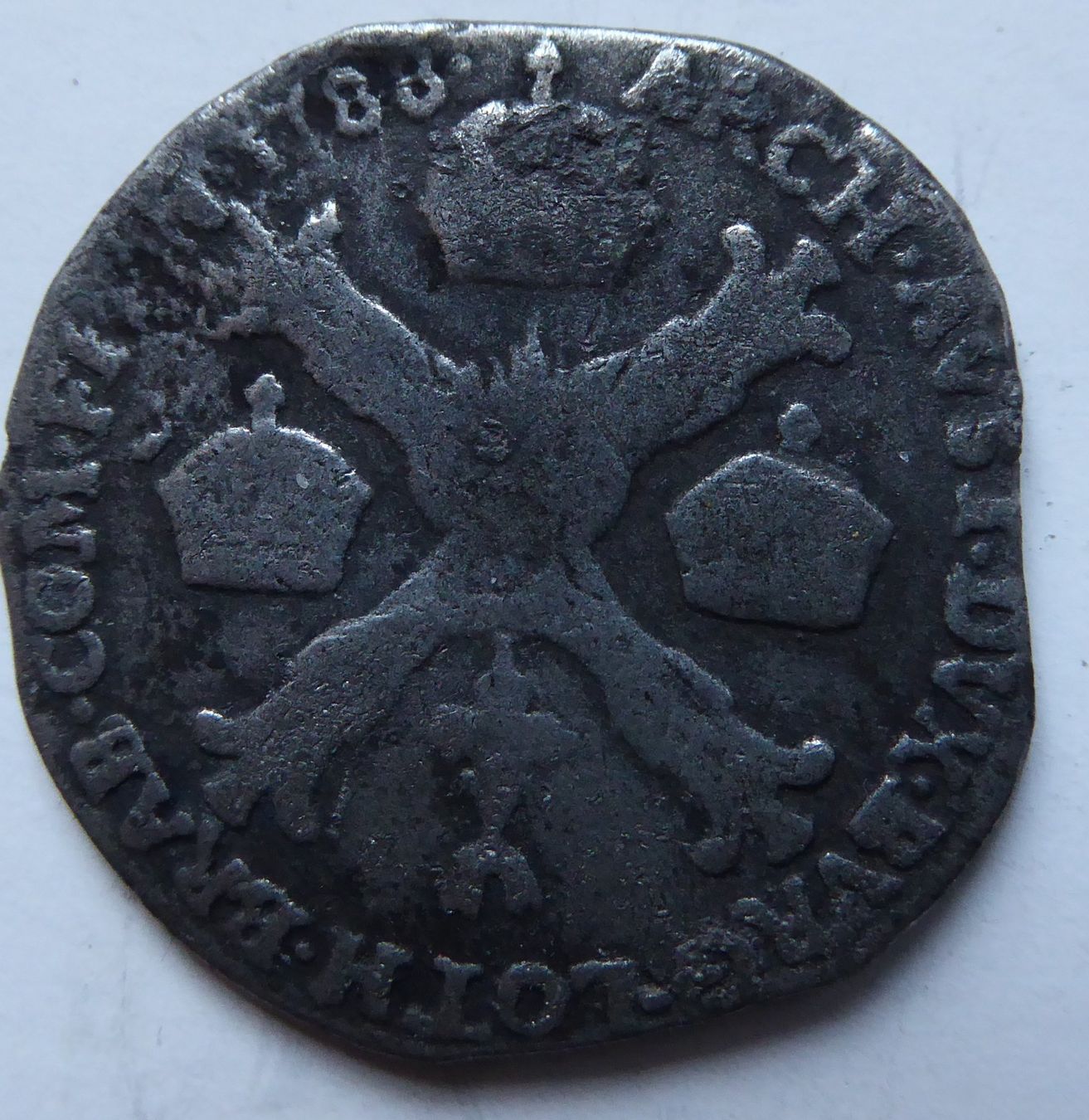 Alle Münzen: Austria Joseph II	¼ Krone	   Ag – Gebraucht aus Genève von man_b6xz 1